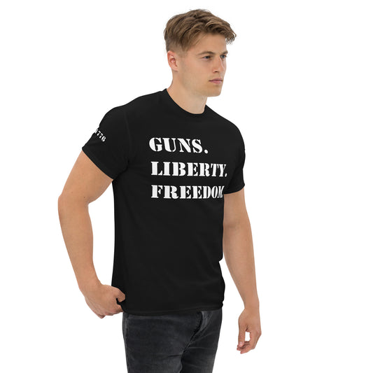 Guns Liberty Freedom Patriotic T-Shirt